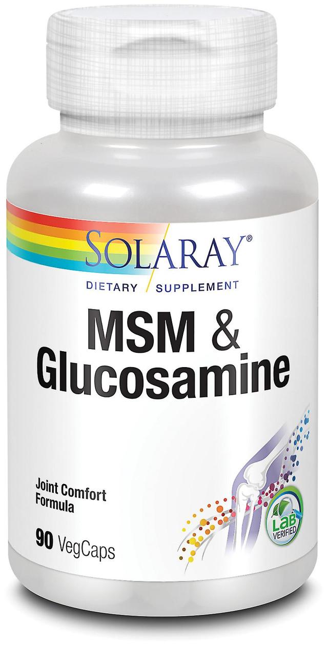 Solaray MSM y Glucosamina 90 Cápsulas Vegetales on Productcaster.