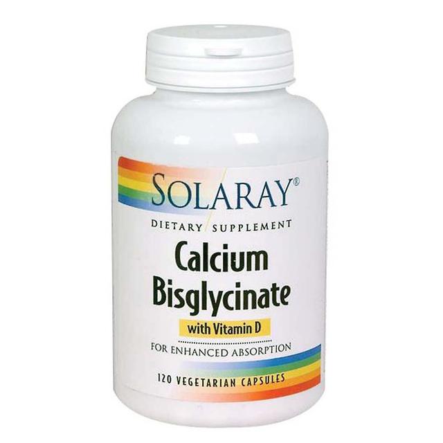 Solaray Calcium Bisglycinate, 120 Kapseln (Packung mit 1 Stück) on Productcaster.