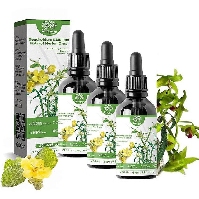 90ml Herbal Anti-snoring Plants Essence Nose Massage Herbal Lungrepair Health Oil Dendrobium And Mullein Extract Herbal Drops on Productcaster.