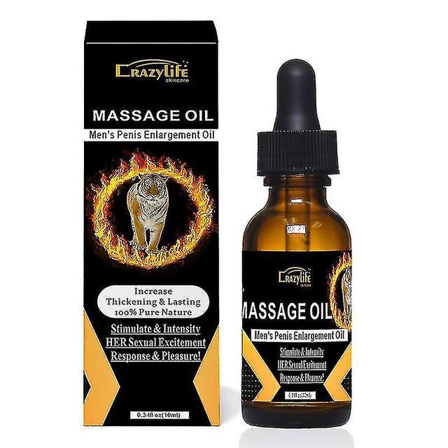 Eterisk Olja Men's Massage Essential Oil Lasting Products Premature Ejaculation Fast Erection Prolong 60 Minutes Enlargment 10ml Natural Health on Productcaster.