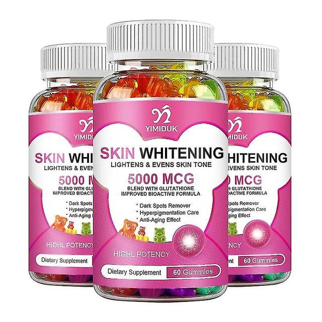 Szdkv Glutathion met collageengummy Whitening Gummies Anti-aging huidgloed Collageen Vitaminen Beauty Gummies 3 Bottles on Productcaster.