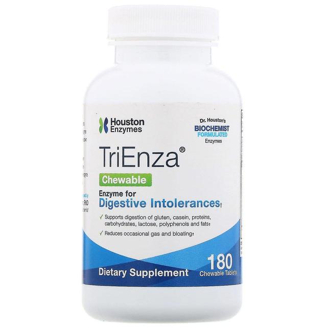 Houston Enzymes Houstonin entsyymit, TriEnza pureskeltava, 180 purutablettia on Productcaster.