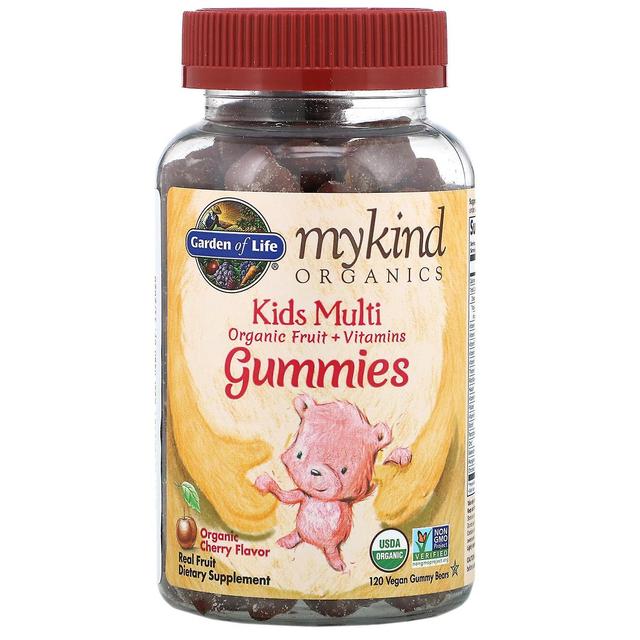 Garden of Life Giardino della Vita, MyKind Organics, Kids Multi, Organic Cherry Flavor, 120 Vegan Gu on Productcaster.