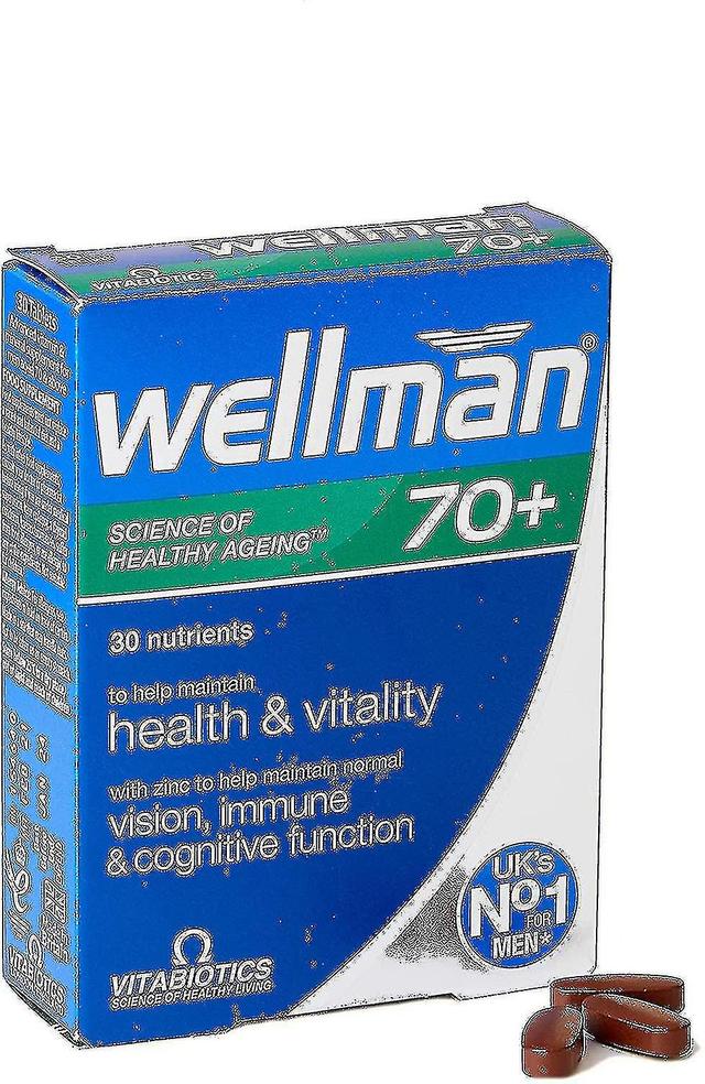 Vitabiotics Wellman 70+, 30 Tablettia on Productcaster.