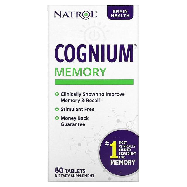 Natrol, Cognium Memory, 60 tabletter on Productcaster.