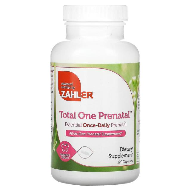 Zahler, Total One Pré-natal, 120 Cápsulas on Productcaster.