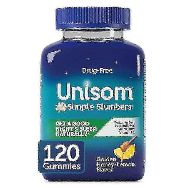 Unisom simple slumbers gummies, golden honey lemon, 120 ea on Productcaster.