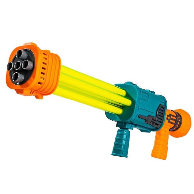 5-pipe Water Spray Toys Pull-out Water Sprinklers High Pressure Long Range Sprinklers Blue Five Tubes on Productcaster.