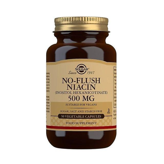 Solgar No-Flush Niacin 500mg Vegicaps 50 (12556051) on Productcaster.