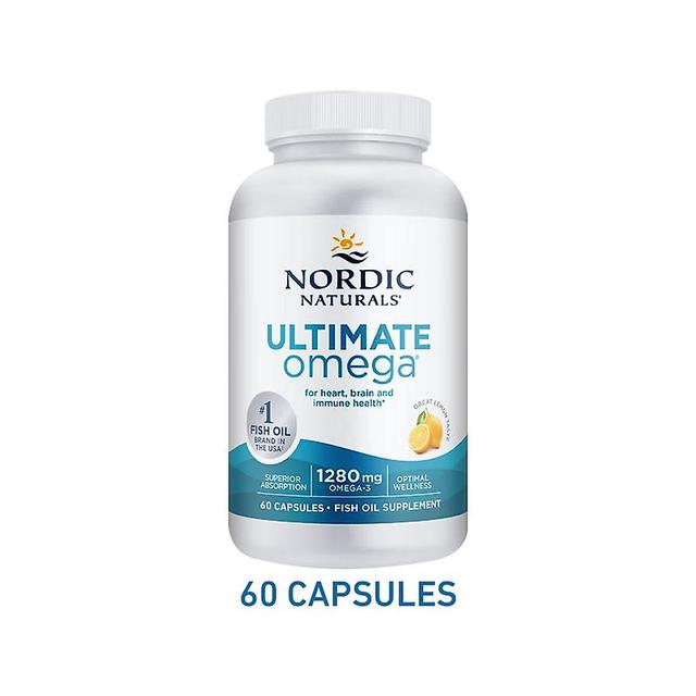 Vorallme Premium Omega-3 Fish Oil Supplement, Lemon Flavored Supplement - 1280mg Contains Epa & Dha For Brain, Heart, & Immune Health 60 Capsules on Productcaster.