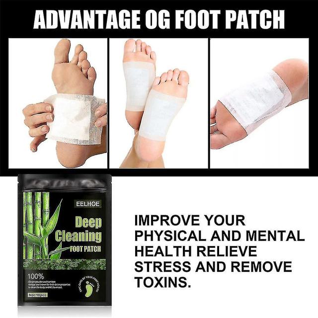 Detox Foot Patches Feet Toxins Cleansing Foot Patch Improve Sleeping Foot Stickers on Productcaster.