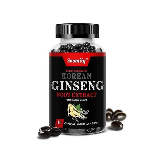 Sofirn Soomiig Korean Ginseng Root Extract 120 Capsules Per Serving Energy and Immunity Health Supplement Non-GMO 10-count-1 bottle on Productcaster.