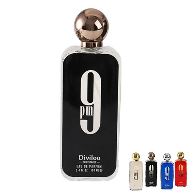 HOH 9 PM for Men Eau de Parfum Spray, 9 Pm Cologne For Men, 9 Am Perfume For Men 100ml Black on Productcaster.