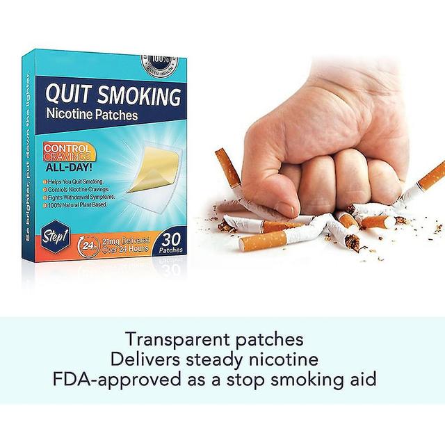 Anti-Smoke Patch with Plant Extract Portable Quit Smokings Stickers for Smokings Cessation Stage 3 on Productcaster.