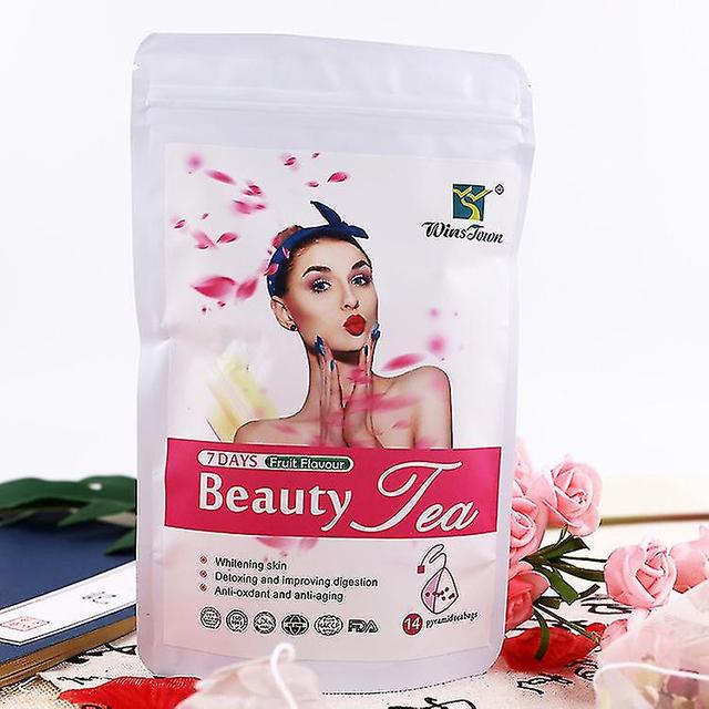 7 Days Fruit Flavor Beauty Tea Herbal Tea Whitening Skin on Productcaster.