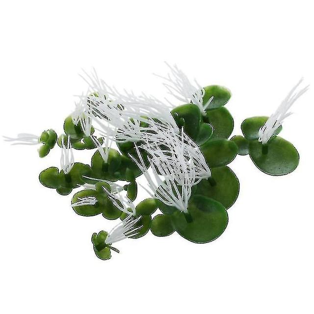 Artificial Weeds 18pcs Floating Leaves Like With Root on Productcaster.