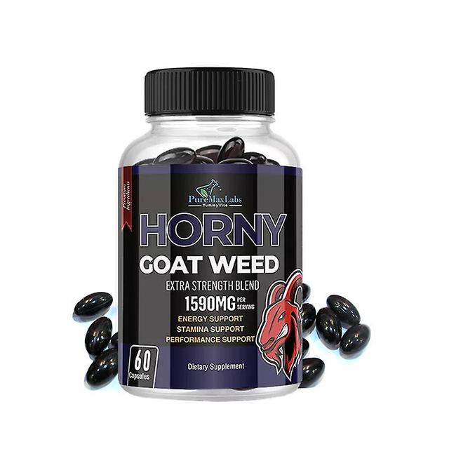 Vorallme Horny Goat Weed Extra Strength - Energy Booster, Boosts Erectile Dysfunction, Vitality, Stamina, Boosts Energy 60count-1bottle on Productcaster.