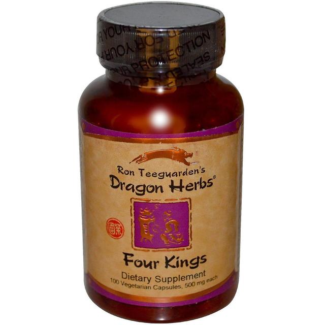 Dragon Herbs Dragon Örter, Fyra Kungar, 500 mg vardera, 100 Veggie Mössor on Productcaster.