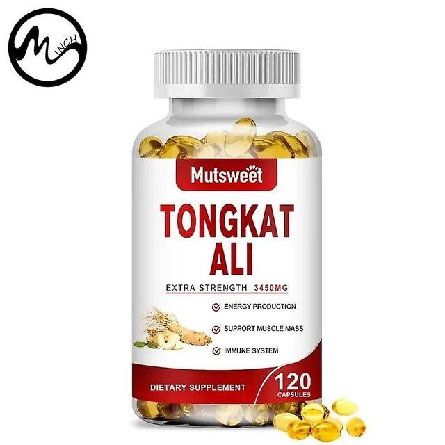 Powerful Tongkat Ali Root Capsules TONGKATALI Anti-fatigue Relief Gout Hormone Gluten free for Men Supplements StrengthTIB TIB . 120 pcs on Productcaster.