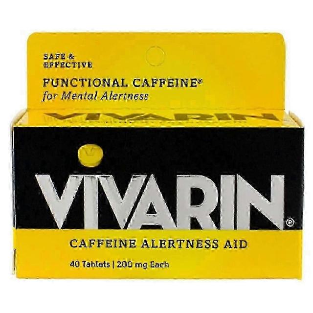 Aiuto di vigilanza della caffeina di Vivarin, 200 mg, compresse, 40 EA on Productcaster.