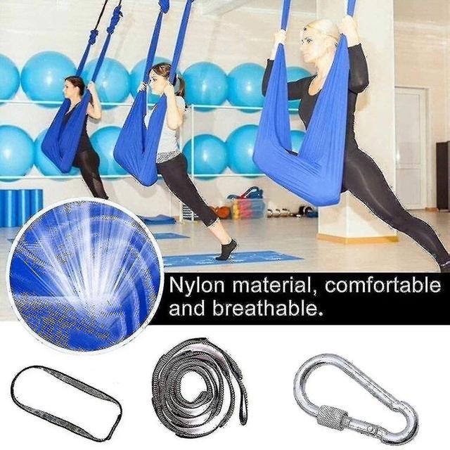 Sensory Swing Indoor Therapy Swing For Adults Kids And Teens [free ] Blue 100*280CM on Productcaster.