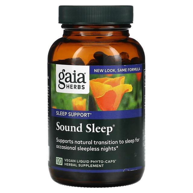 Gaia Herbs, Sound Sleep, 120 Vegan Liquid Phyto-Caps on Productcaster.