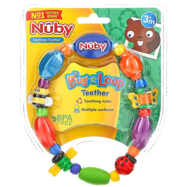 Nuby, Bug-a-Loop Teether, 3 + måneder, 1 tænder on Productcaster.