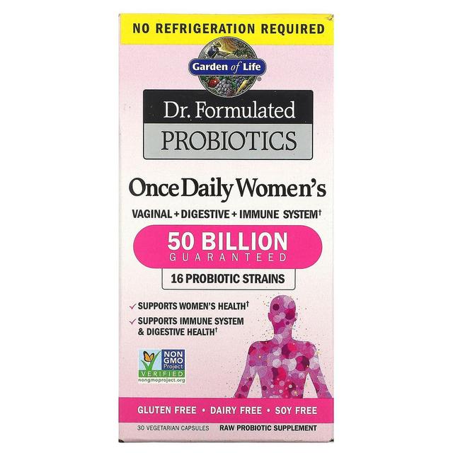 Garden of Life, Dr. Formulated Probiotics, Once Daily Women's, 50 Billion, 30 Vegetarian Capsules on Productcaster.