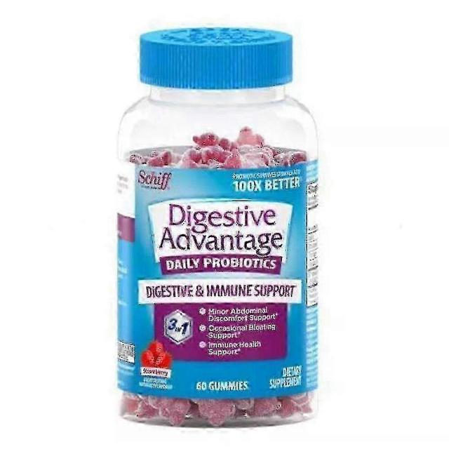 Digestive advantage daily probiotic gummies, strawberry, 60 ea on Productcaster.