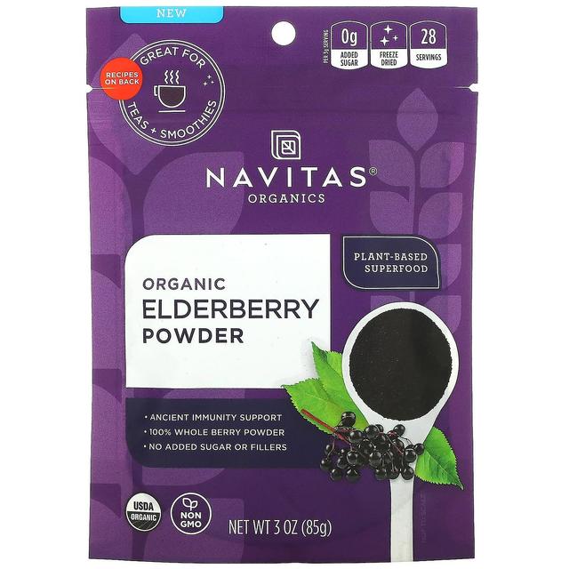 Navitas Organics, Organic Elderberry Powder, 3 oz (85 g) on Productcaster.