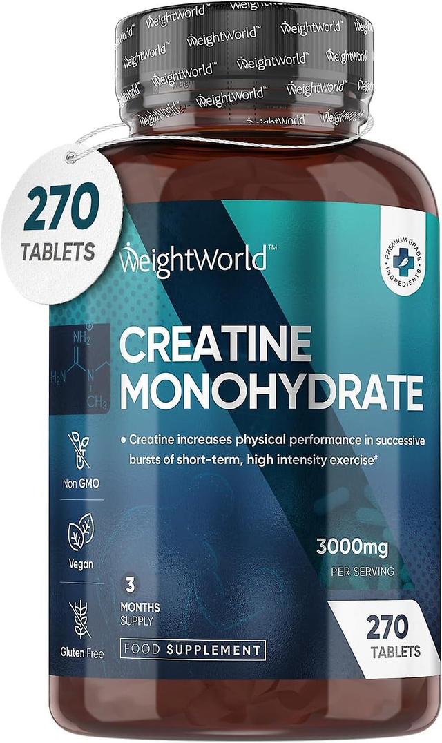 WeightWorld Kreatín monohydrát 3000mg 270 tabliet on Productcaster.