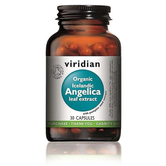 Viridian Icelandic Angelica Leaf Extract Vegicaps 30 (921) on Productcaster.