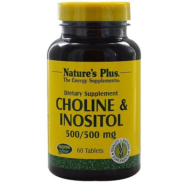 Nature's Plus Cholín & INOSITOL 500/500 mg (60 tablety)-príroda ' s plus on Productcaster.