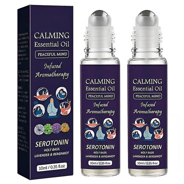 Pheromone Parfum,natural Roll-on Pheromone Infused Essential Oil Anti Anxiety Serotonin Lavender on Productcaster.