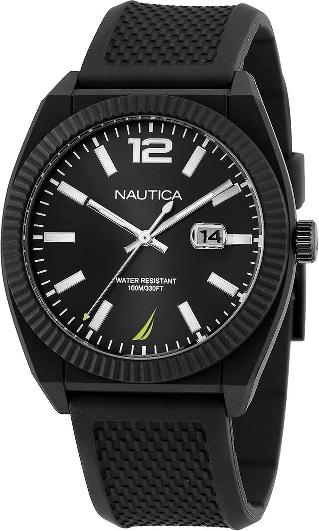 Nautica herenhorloge NAPPBS302 zwart on Productcaster.