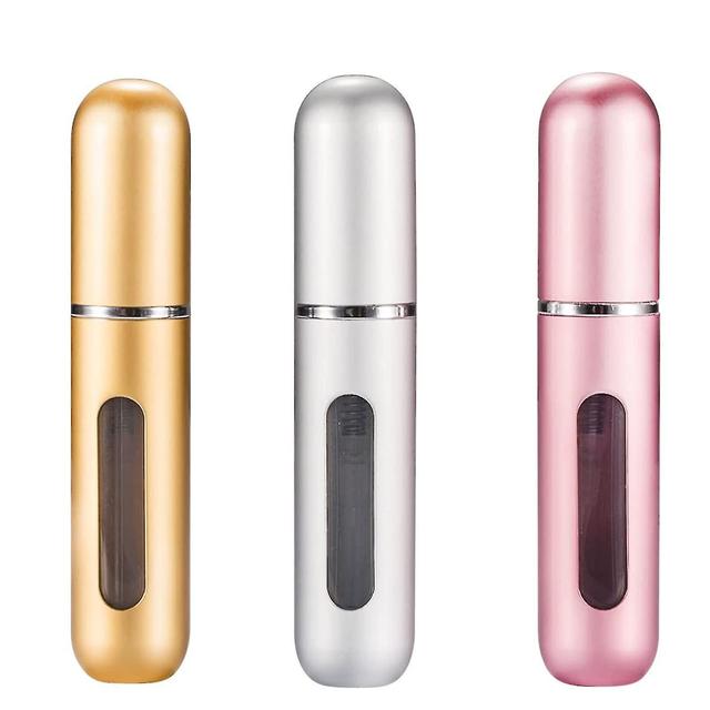 Perfume Atomiser, Pack Of 3, 5 Ml, Refillable Empty Travel Perfume Atomiser, Refillable Perfume Bottles, Mini Portable on Productcaster.