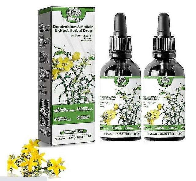 1/2/3pcs Clearbreath Dendrobium & Königskerzenextrakt - Kraftvolle Lungenunterstützung & Reinigung & Atemwege, pflanzliche Lungengesundheitsessenz,... on Productcaster.