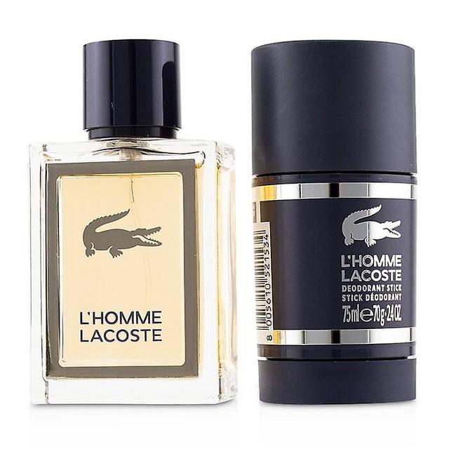 Lacoste L'homme arkku: wc-suihke 50ml / 1.6oz + deodoranttipuikko 75ml / 2.4oz - 2kpl on Productcaster.