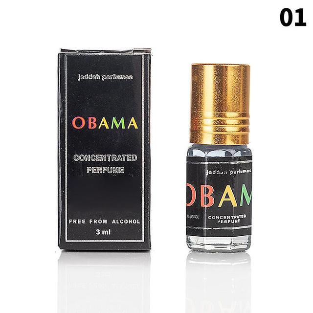 Uclac 3ML Muslim Roll-On Perfume Premium Natural Perfume Fragrance Scented Oil Multicolor OBAMA on Productcaster.