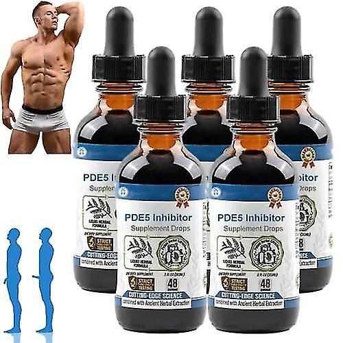 1-5pcs Male Pde5 Inhibitor Supplement Drops Stamina Endurance & Strength Booster Happy Wife Secret D on Productcaster.