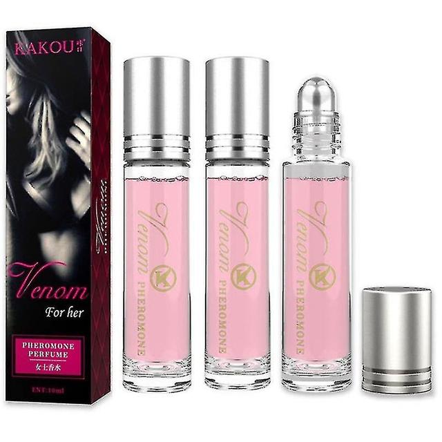 Jepm 1/3x Feromoon Intieme Partner Parfum Aantrekken Meisje Mannen & Vrouwen Roll On Geur 3pcs on Productcaster.