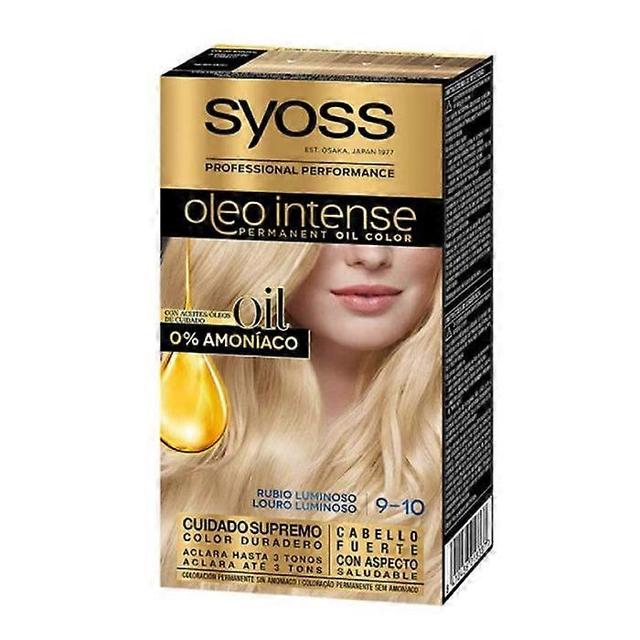 Syoss oleo intense permanent hair color 9-10 luminous blonde on Productcaster.