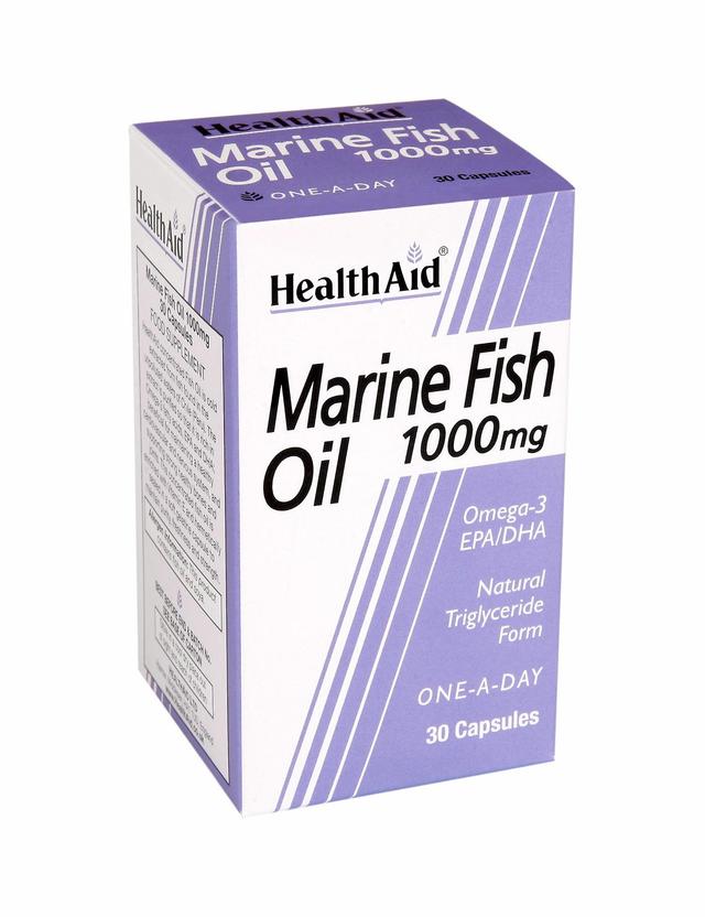 Health Aid Marine Fish Oil 1000mg, 30 Capsules on Productcaster.