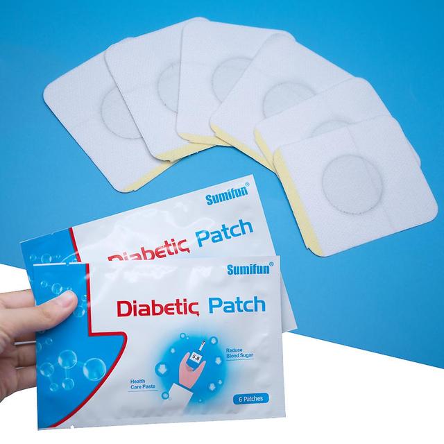 Qian New 2019 6pcs/bag Diabetic Patch Stabilizes Blood Sugar Balance Reduce Glucose Content Natural Herbs Diabetes Plaster Chinese on Productcaster.