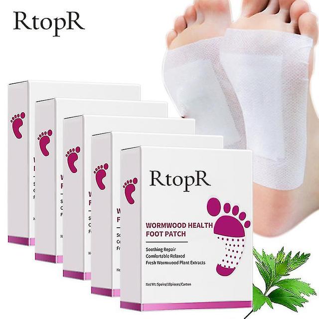 Liangzai 5 Box Wormwood Health Body Detox Foot Patch Improve Sleep Quality Effective Organic Detox Beauty Slimming Feet Cleansing Patch on Productcaster.