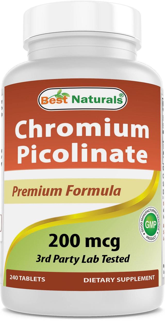 Best naturals chromium picolinate 200 mcg 240 tablets on Productcaster.