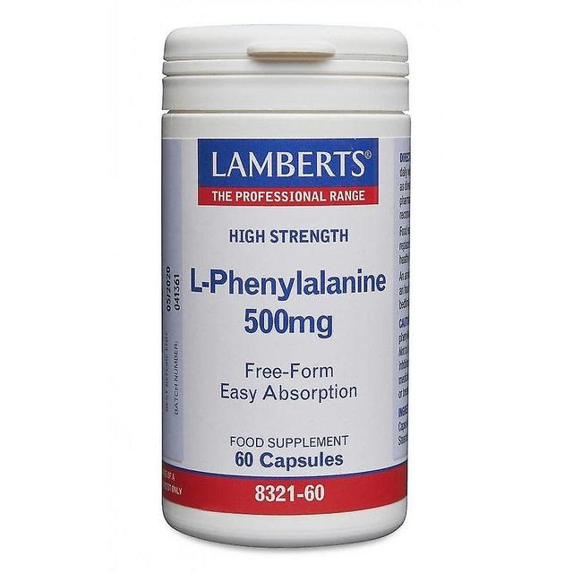 Lamberts L-Phenylalanin 500mg 60er Jahre on Productcaster.