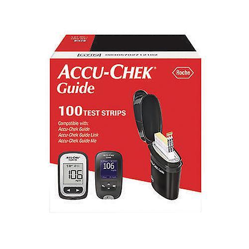 Accu-Chek Guide Test Strips, Count of 100 (Pack of 1) on Productcaster.