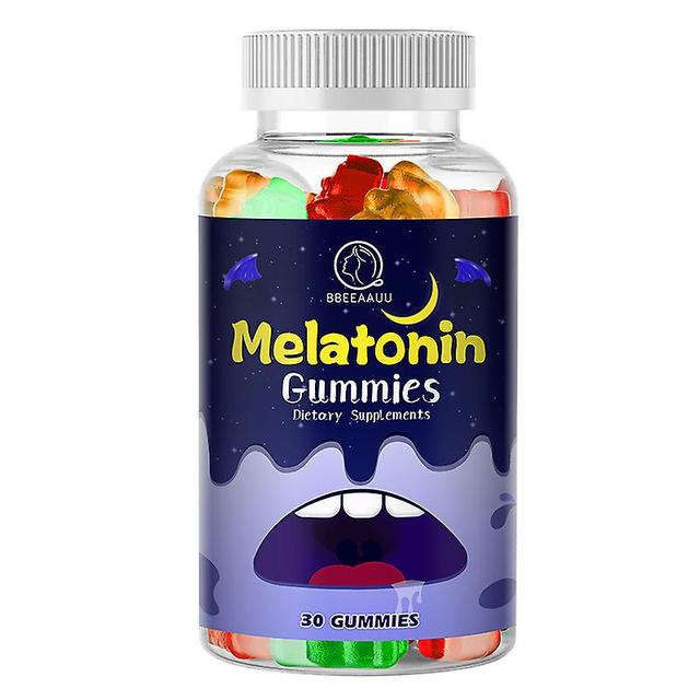 Tib Bbeeaauu Melatonin Gummies Vitamin B6 Lindra stress Förbättra sömn Sömn Bättre justera tidsskillnad Förbättra kroppens immunitet 30pcs on Productcaster.