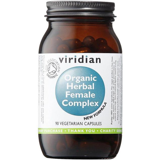 Viridian Herbal Female Complex Organic Veg Caps 90 (936) on Productcaster.